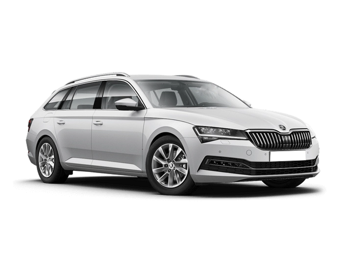 Skoda Superb Combi Белый металлик Moon